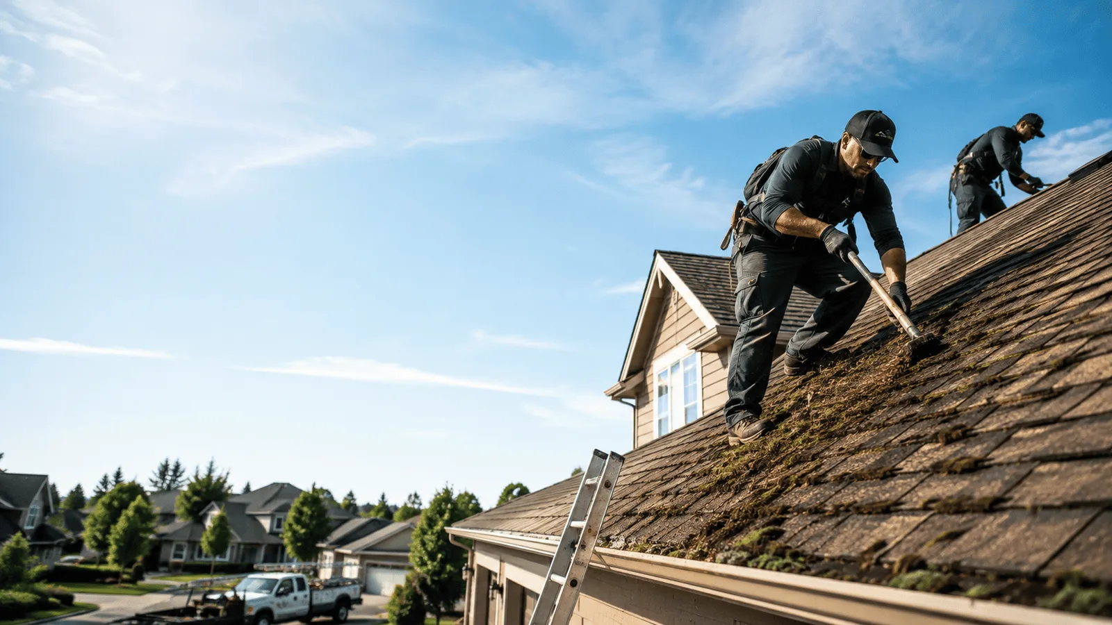 Roof Moss Removal in Morley, MI near me